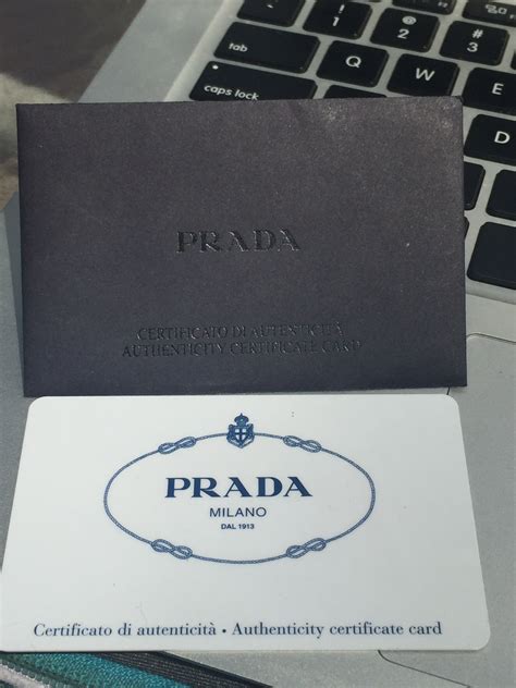 fake prada receipt|prada authenticity card.